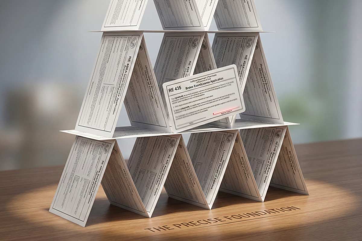 Application mistakes real estate exam and license