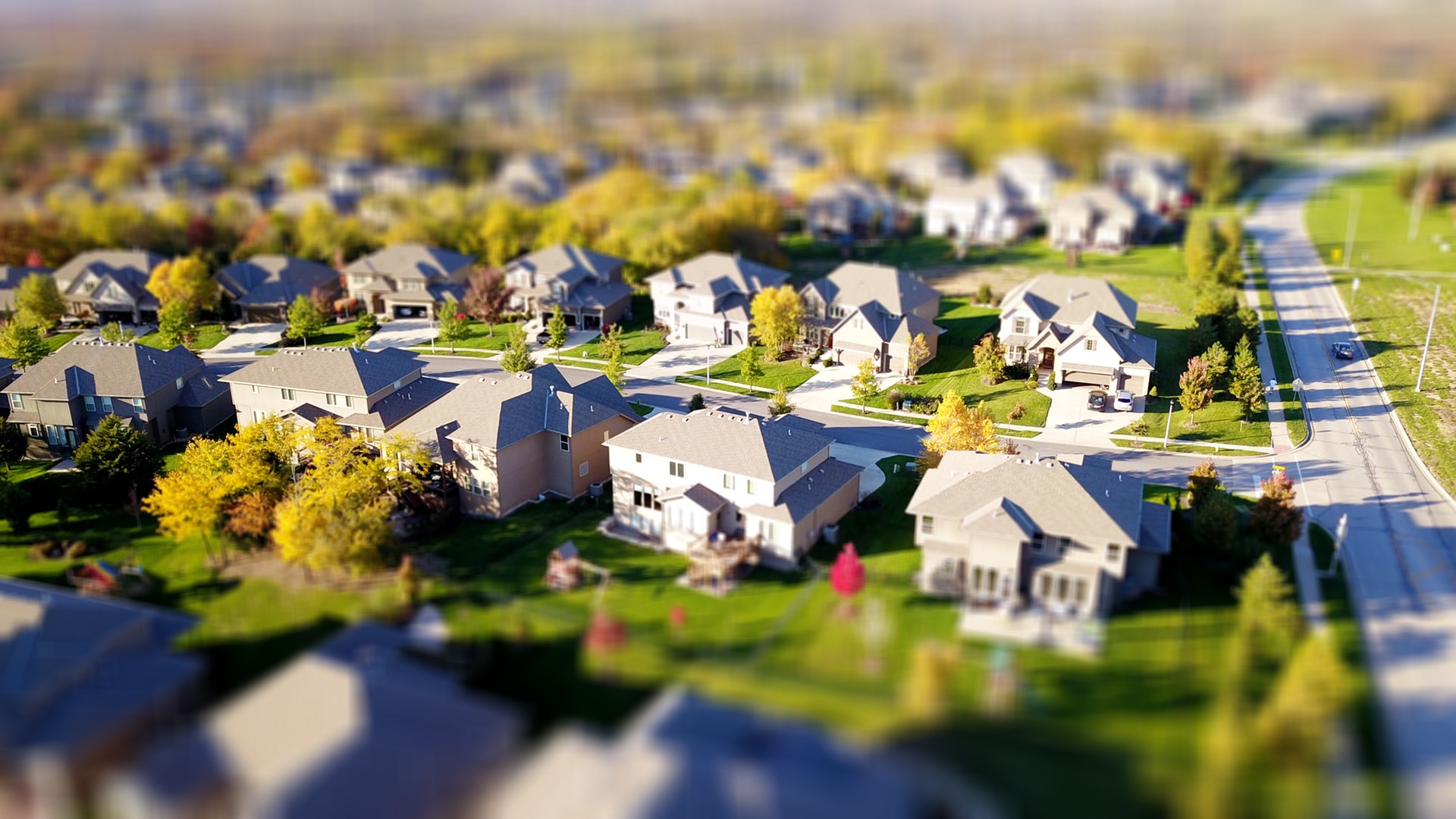 Model display of new housing development project