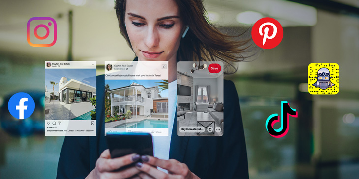 real estate social network media posting