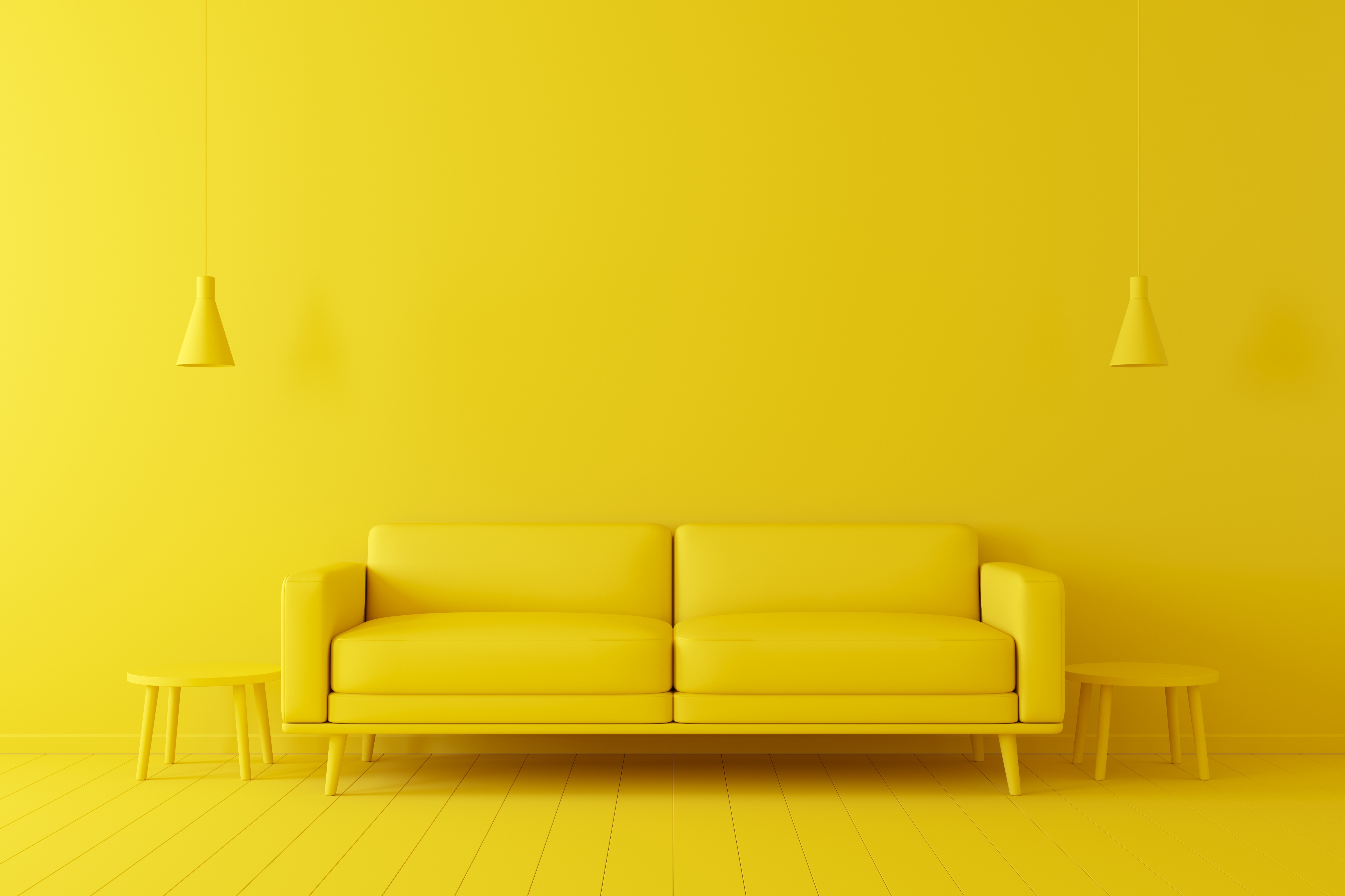 yellow minimal self expression home interior design